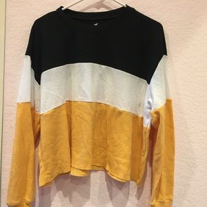 Waffle knit boyfriend tee